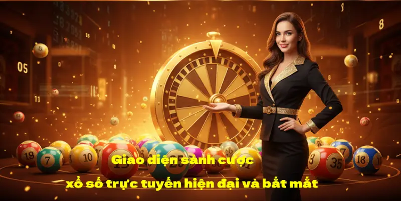 Giao diện sảnh cược xổ số trực tuyến hiện đại và bắt mắt